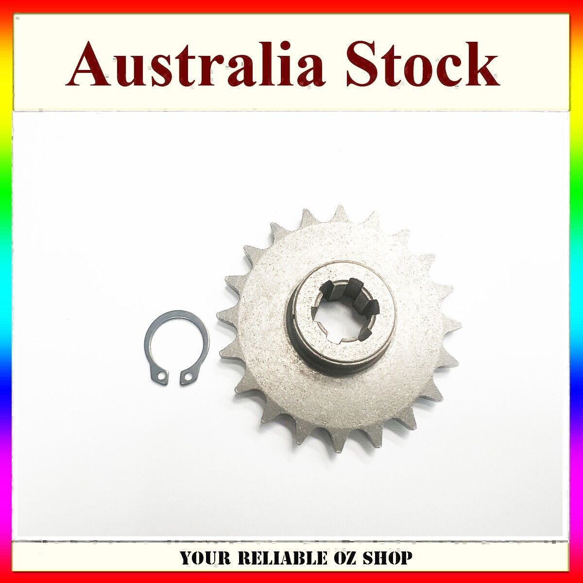 20T Tooth Front Chain Sprocket Pinion T8F 43cc 49cc Mini Pocket Dirt ATV Bike