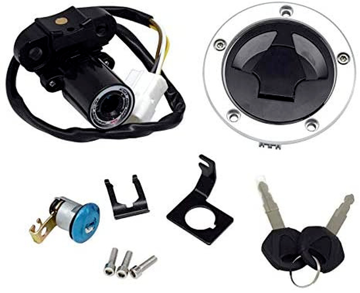 Ignition Switch Fuel Gas Cap Lock Set For Kawasaki ZX1000 Z1000SX 27005-0552