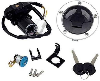 Ignition Switch Fuel Gas Cap Lock Set For Kawasaki ZX1000 Z1000SX 27005-0552