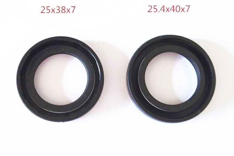 Pair Crankshaft oil seal 25X38 X7mm 25.4X40X7mm For Honda GXV140 GXV160 engine