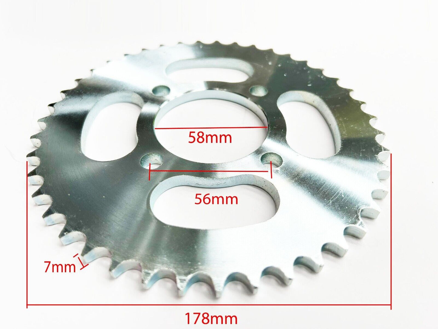 Rear Sprocket 428-43T Tooth 4 Bolt Fixing for Lexmoto Michigan 125 ZS125-79