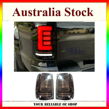 Smoked LED Tail Lights With Sequential Indicator For Volkswagen Amarok 08-20