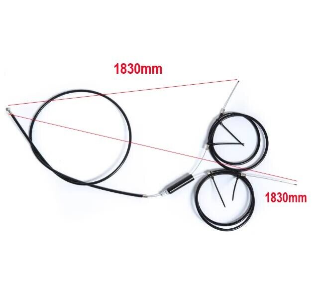 1.8M Twin Double Brake Cable For 80cc 100cc Motorised Bicycle Push Mountain Bike