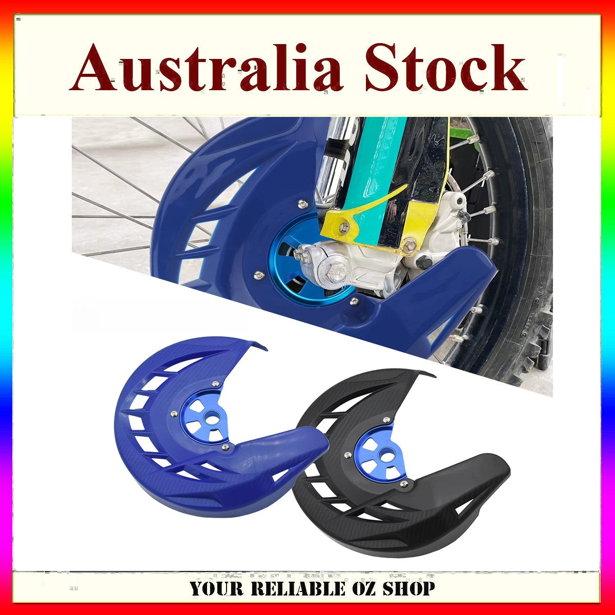 Front Brake Disc Guard Protector Cover For Yamaha YZ250FX YZ450FX WR250F WR450F