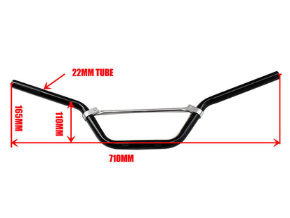 22mm Alloy HandleBar 50cc 110cc 125cc 140cc CRF50 XR50 PIT Dirt Thumpstar Bike