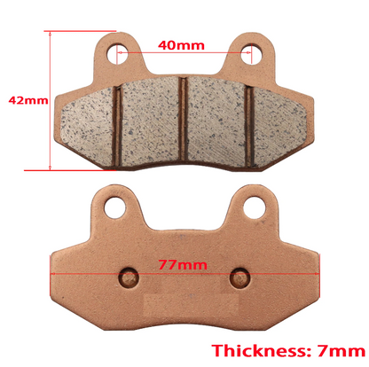 Sintered Front Rear Brake Pads For 250cc 300cc Quad Bike ATV Thumpstar Buggy PIT
