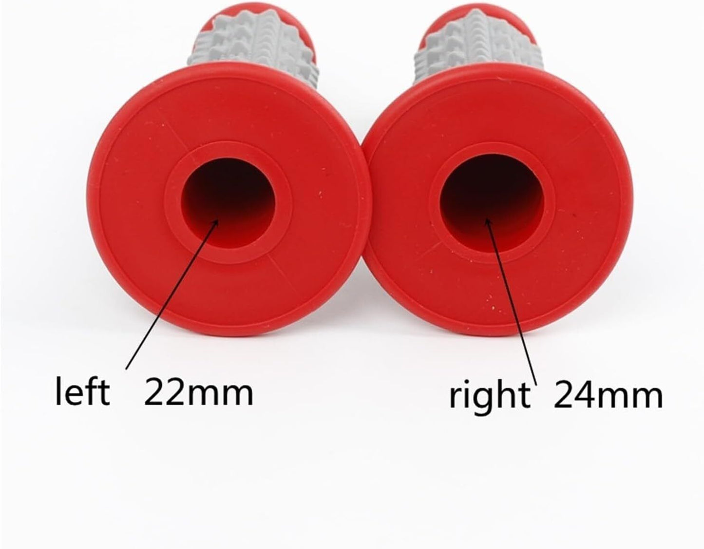 Motorcycle Handlebar Grip Dirt Pit Bike Motocross 7/8" Rubber Gel Hand Grips