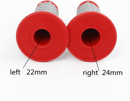 Motorcycle Handlebar Grip Dirt Pit Bike Motocross 7/8" Rubber Gel Hand Grips