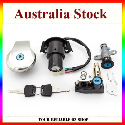 Ignition Switch Lock Fuel Gas Cap Key Set For Yamaha Virago XV125 XV250 XV535