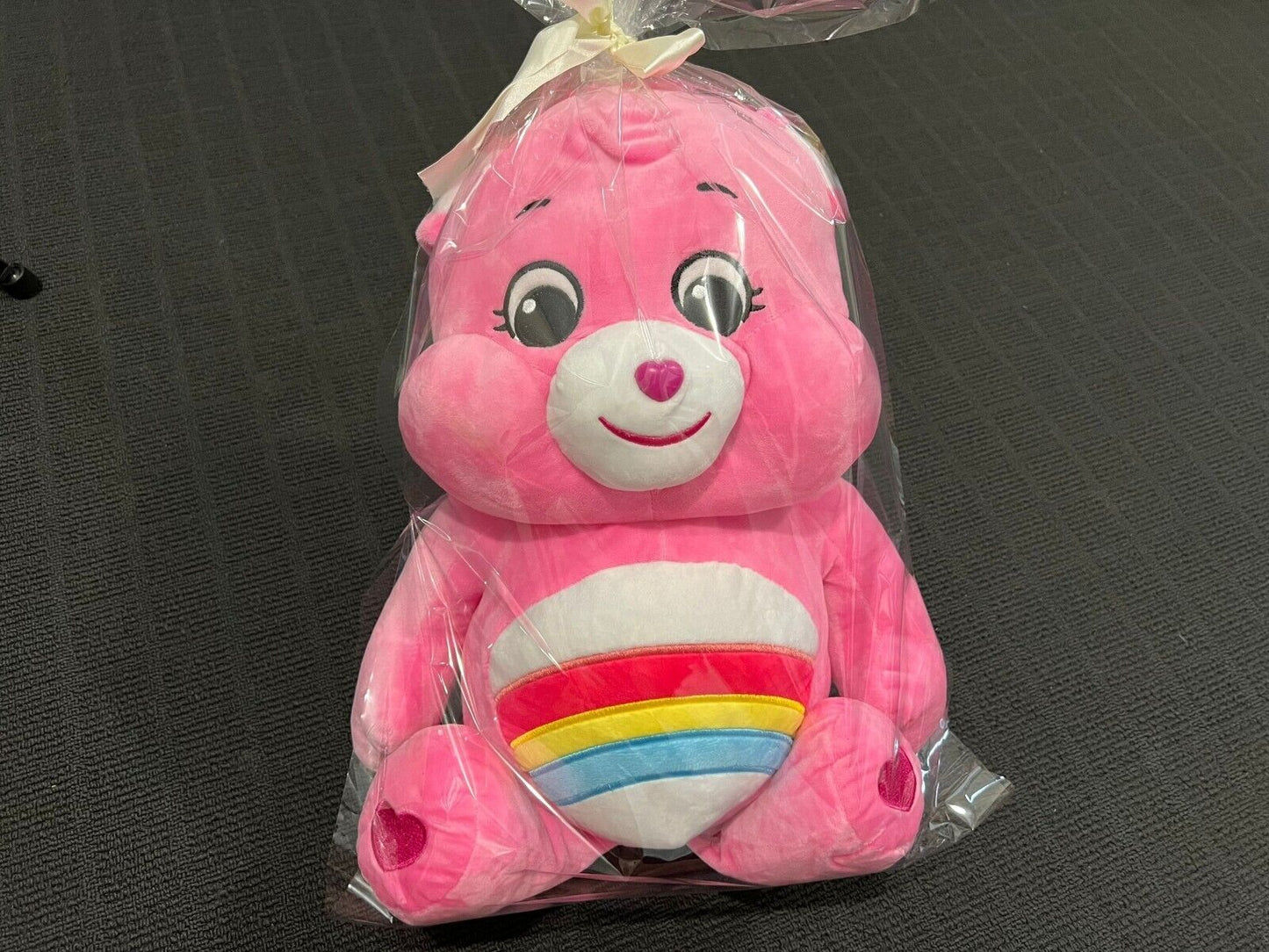 New Licensed 40cm Care Bears Unlock The Magic Plush Soft Toy Cheer Bear Pink