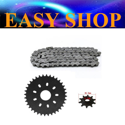 10 36T Tooth Front Rear Sprocket 415 Chain 100/80cc Motorised Bicycle Push Bike
