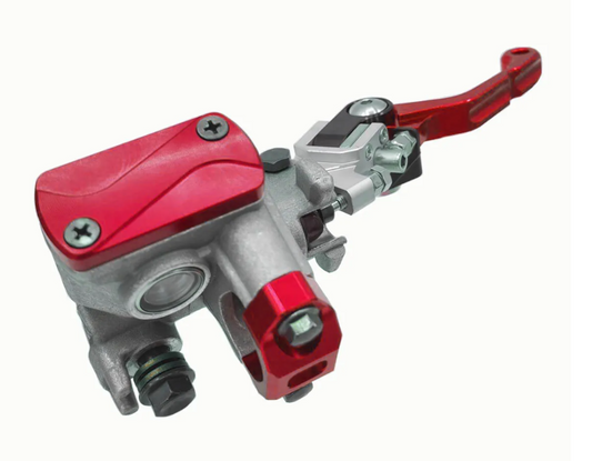 Red 22mm Right Brake Master Cylinder Lever For Honda CR125R CR250R CRF150F BIKE