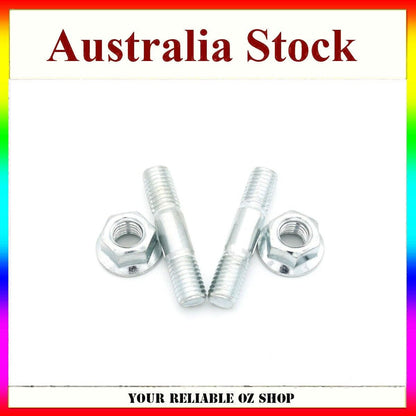 PAIR BAR STUD SCREWS NUTS FOR HUSQVARNA CHAINSAW 36 41 136 137 141 142 530015877