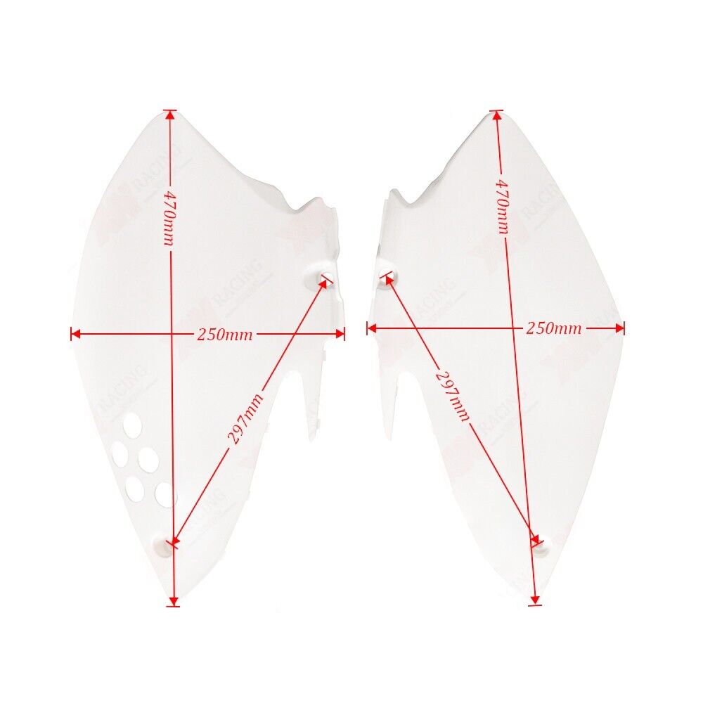 Plastics Front Rear Fender Side Cover Fairing Kit For Yamaha YZF250 TTR250 YZ250