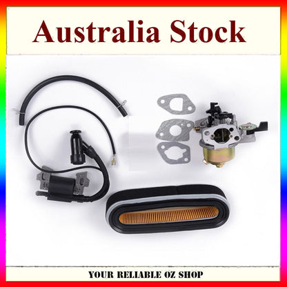 Carby + Air Filter + Coil For Sanli Gardeners Choice Victa V40 Chinese Mowers