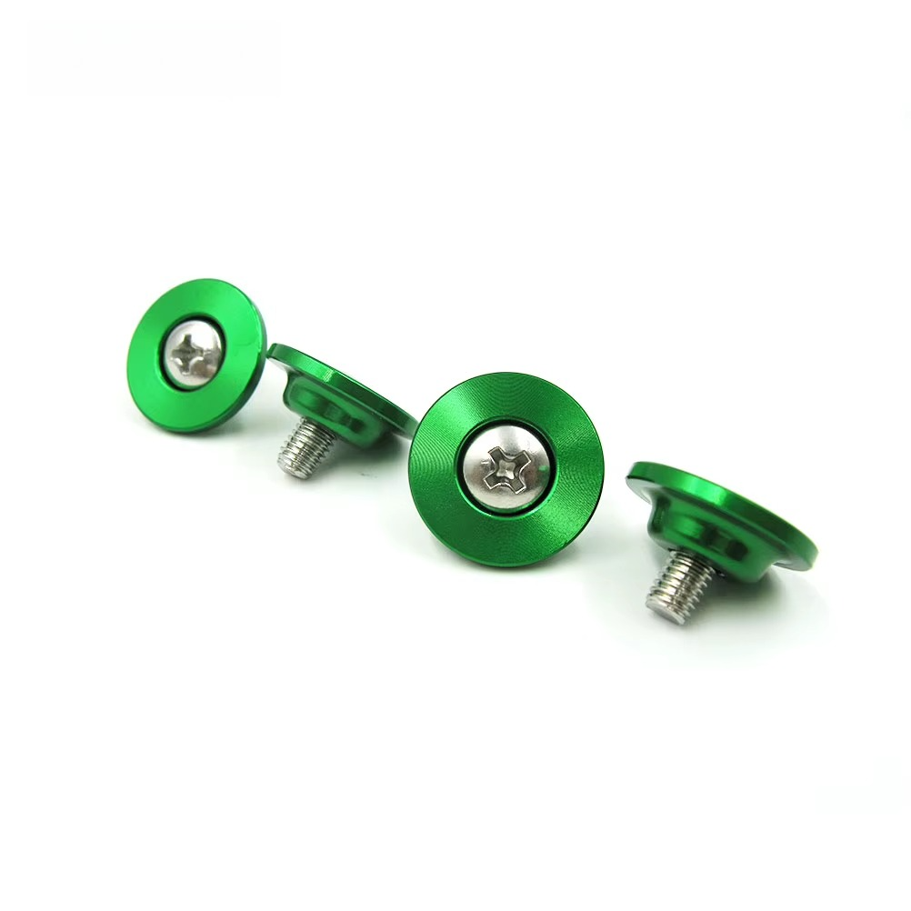 4x Chain Swingarm Slider CNC Mounting Bolts Screws For KAWASAKI KX250F KX450F