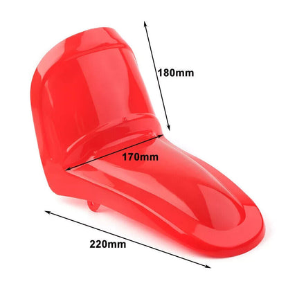 RED Plastic Front Mud Guard Fender Cover For Yamaha PW50 PY50 Y-Zinger PeeWee