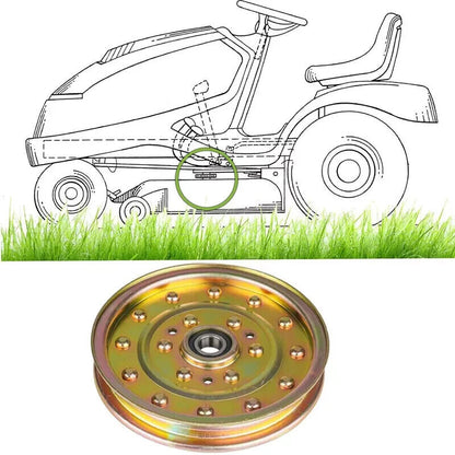 Deck Steel Flat Idler Pulley For Toro Z Master 116-4667 / 132-9424 / 1-633109