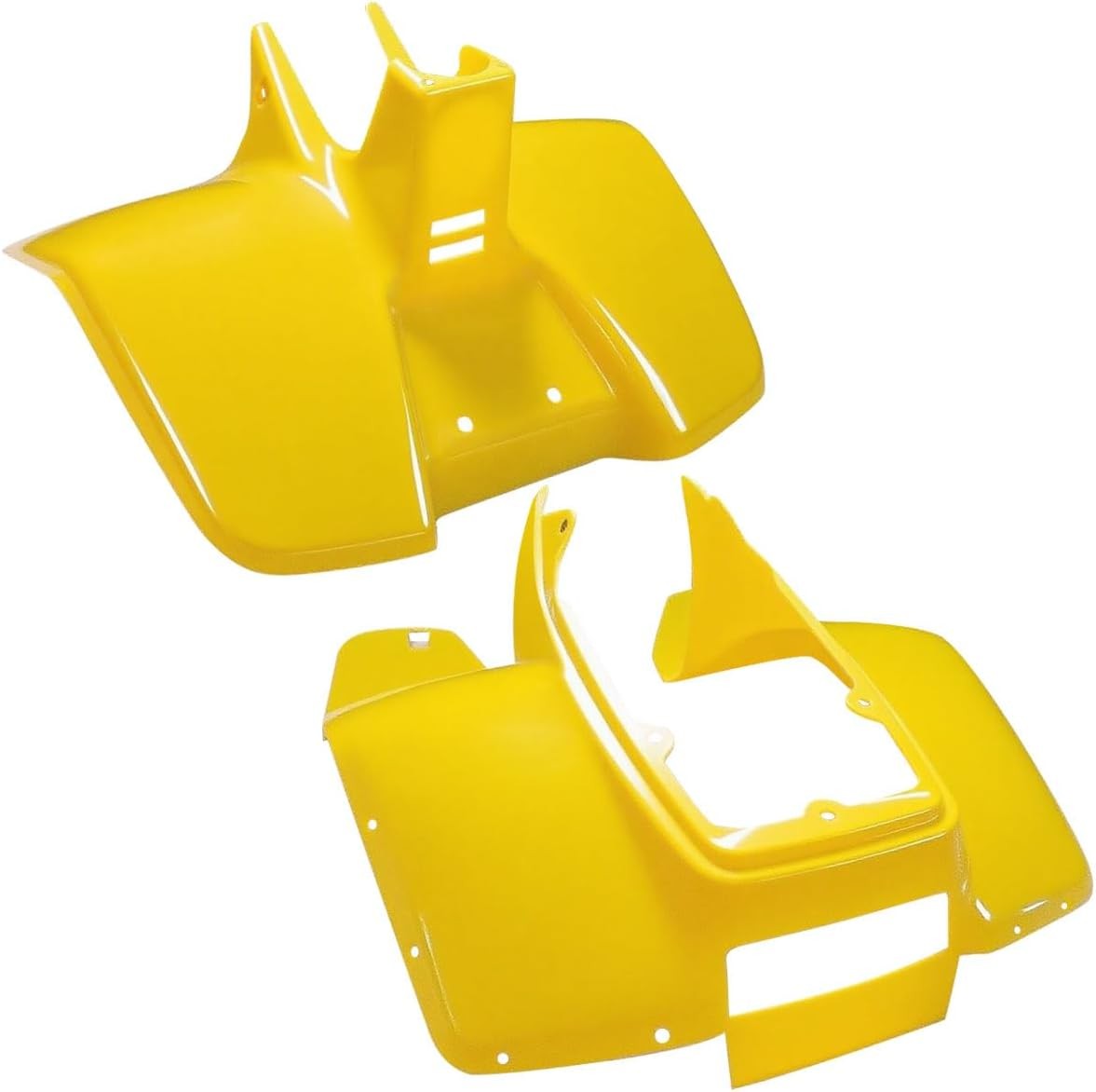 Yellow Front Rear Fairing Fender Panels Plastics Set For Suzuki LT50 Quad Bike