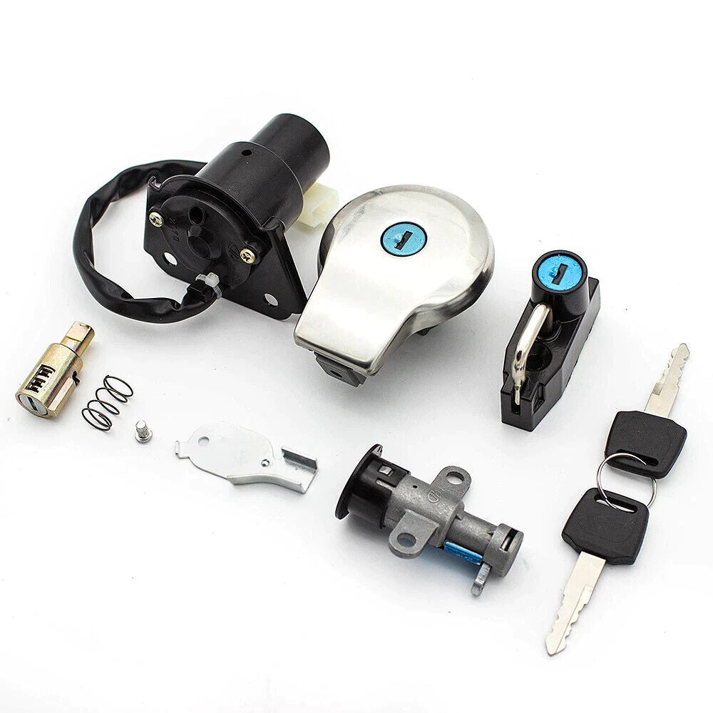 Ignition Switch Lock Fuel Gas Cap Key Set For Yamaha Virago XV125 XV250 XV535
