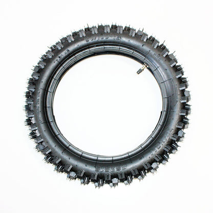 3.00 - 12 80/100 - 12 Inch Rear Knobby Tyre + Tube 125cc 150cc Dirt PIT PRO Bike