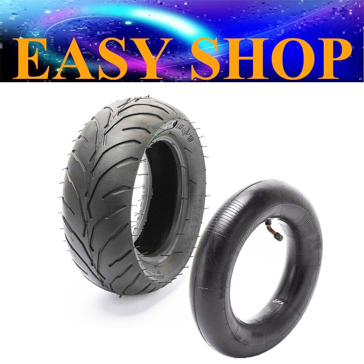 110/50-6.5 Tyre Tire + Inner Tube For 47cc 49cc Mini Pocket Rocket Scooter Bike