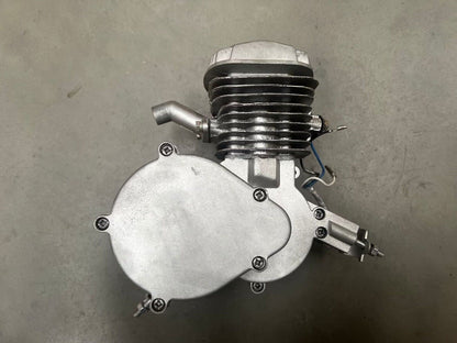 Faulty 80cc 2 Stroke Motor Engine motorised Motorized silver