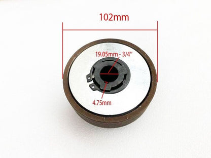 3/4" 19.05mm Bore Centrifugal Clutch Double Belt Drive Pulley Go Kart Mini Bike