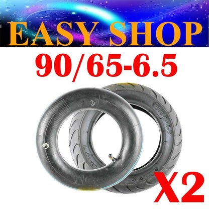2 Pairs 90/65-6.5 Tyre Tire + Inner Tube For 47cc 49cc Mini Pocket Rocket Bike