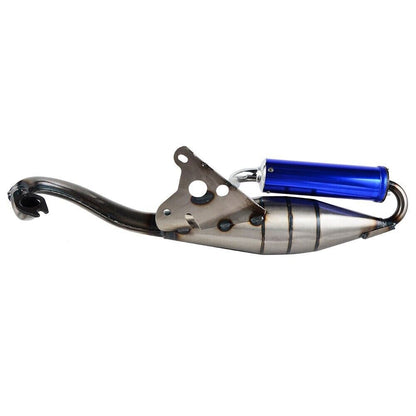 Blue Exhaust System Muffler Pipe For Yamaha Zuma Minarelli 50cc Scooter 1E40QMB