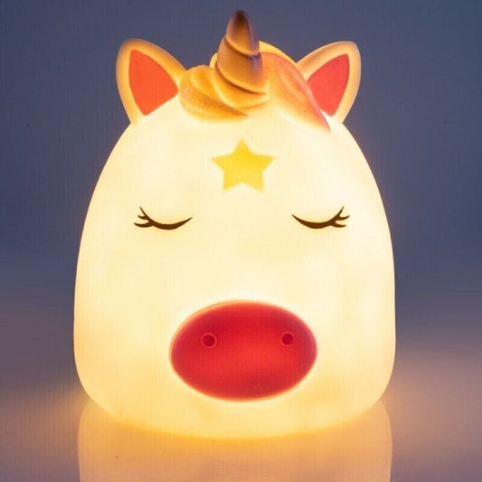 Brand New Kids Smooshos Pals Unicorn Table Lamp Children Girl