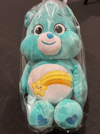 New Licensed Care Bears Unlock The Magic Wish Bear Earth Day Plush 32cm