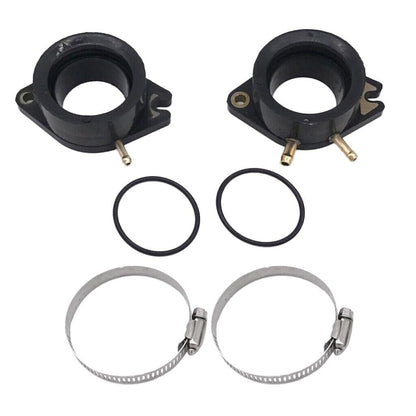 2Pcs Carburetor Carby Carb Intake Manifold Boot For Yamaha XV750 XV700 Virago