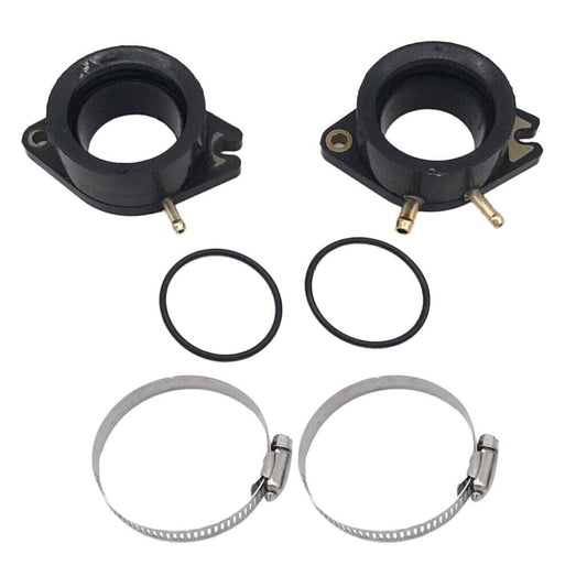 2Pcs Carburetor Carby Carb Intake Manifold Boot For Yamaha XV750 XV700 Virago
