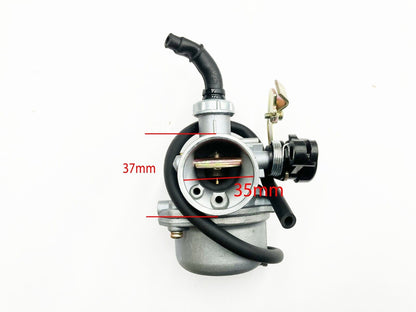 PZ19mm Cable Choke Carby + 35mm Air Filter Cleaner 50cc 70cc 90cc Quad ATV Bike