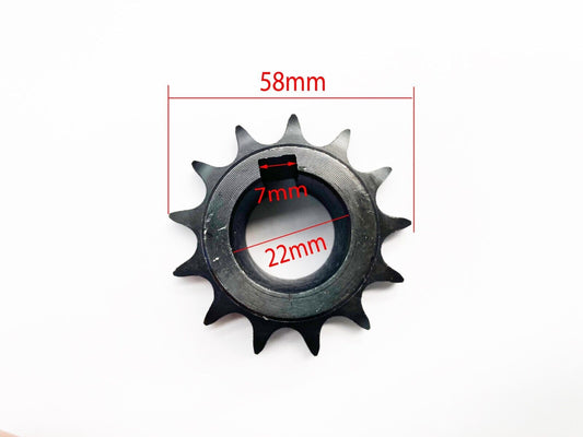 428 13T 22mm Sprocket Cog Honda GX240 GX270 GX390 8HP 9HP 11HP 13HP 188F 190F