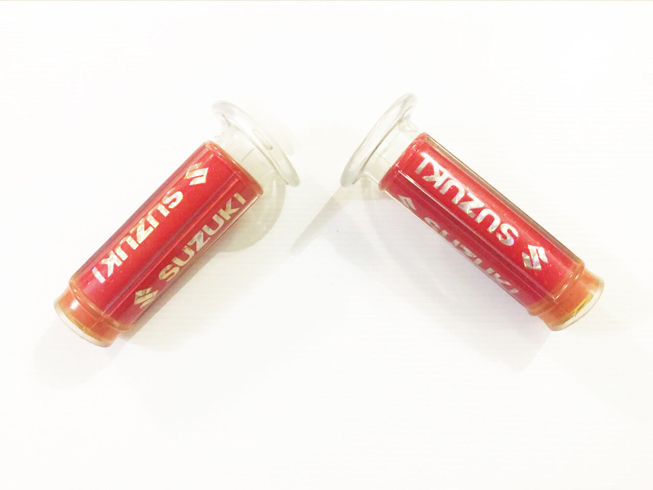 22mm SUZUKI RED THROTTLE TWIST GRIP SSR SDG Lifan Thumpstar Kazuma Atomic Foxico