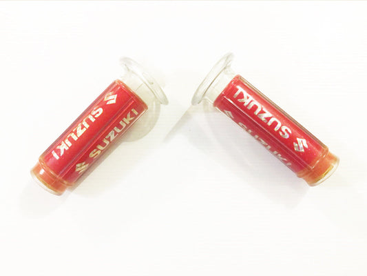 22mm SUZUKI RED THROTTLE TWIST GRIP SSR SDG Lifan Thumpstar Kazuma Atomic Foxico