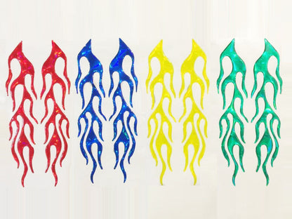 3D Reflective Fire Flame Sticker Decal Car Truck Caravan Camper Trailer Bike Ute