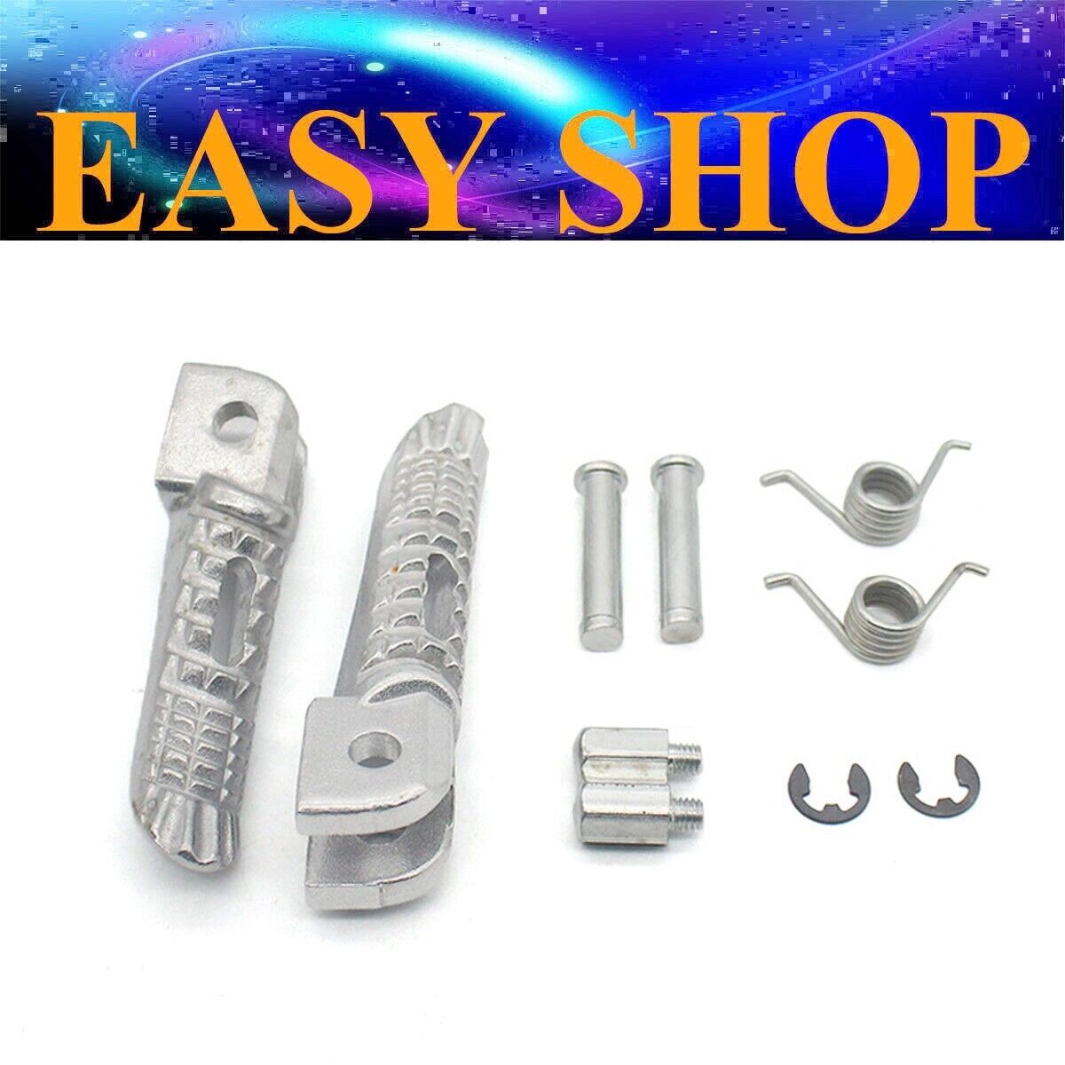 Pair Front Foot Peg Footrest Footpeg for Suzuki GSXR600 GSXR750 GSXR1000 SFV650