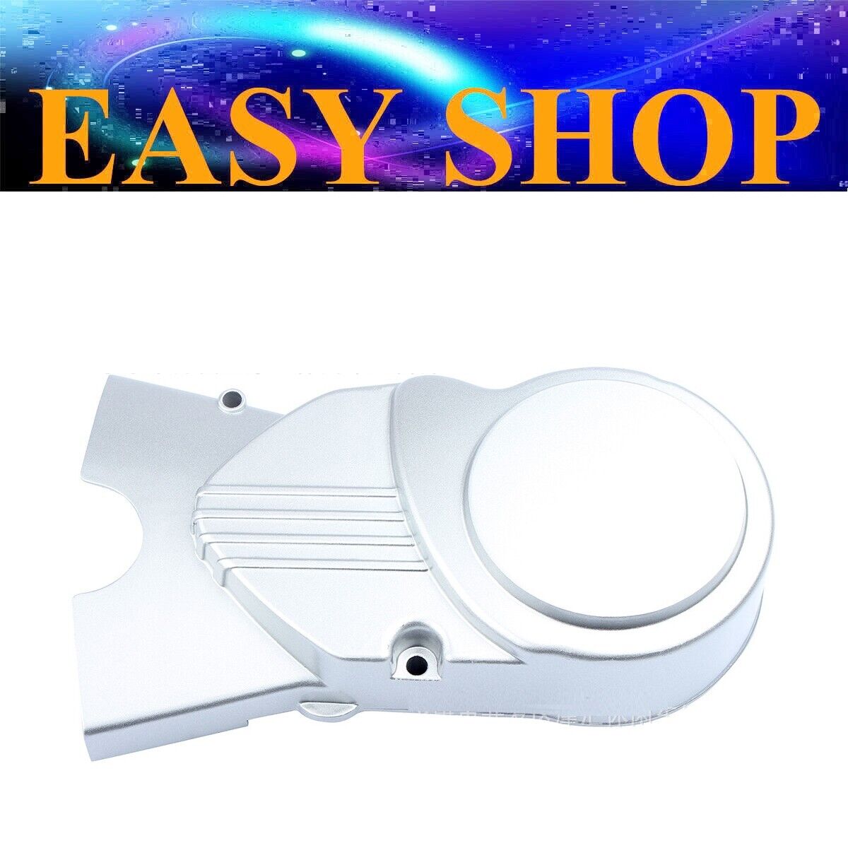 Silver Left Magneto Cover Engine Casing For 90cc 110cc 125cc 150cc Atomic Lifan