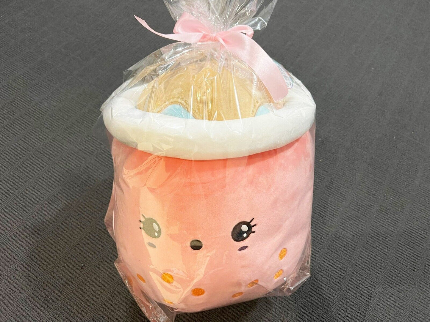 35cm Boba Bubble Milk Tea Plush Stuffed Soft Toy Hugging Doll Pillow Plushie