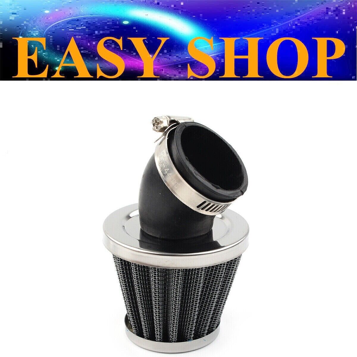 38mm Bent Air Filter Cleaner Dirt Pit Bike Atv Quad Motorcycle Moped Scooter