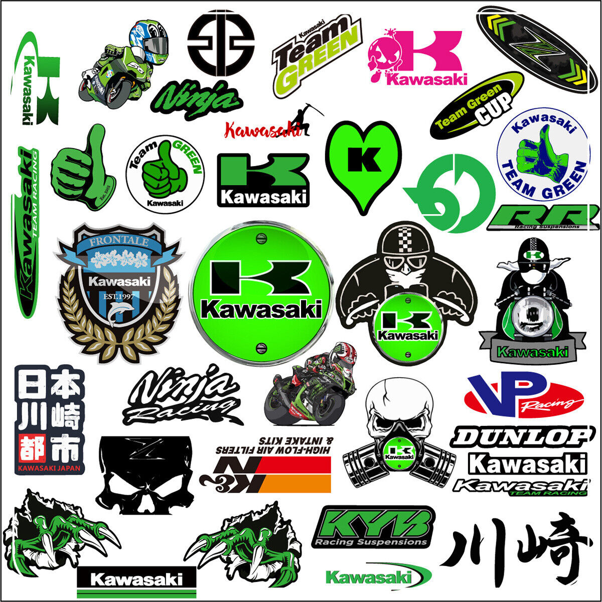 40pcs Decal Stickers Bomb Logo Car Laptop Phone Vinyl Skateboard Skate Cartoon