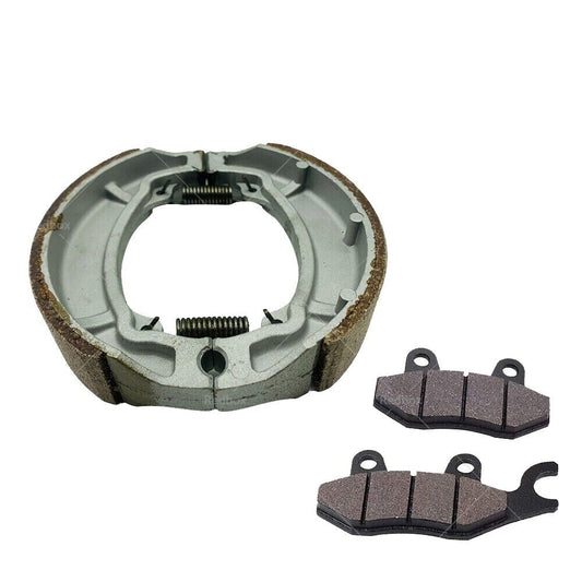 Front + Rear Brake Pads Shoes For HONDA CB125E CB 125E GLH125SH GLH125 SH