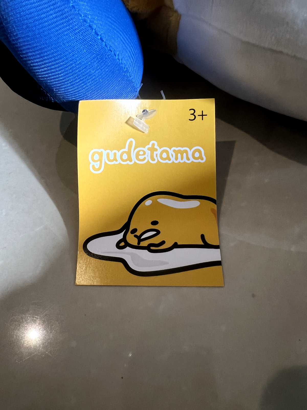 Brand New Sanrio Licensed Gudetama Lazy Egg With Headphones Plush 30cm