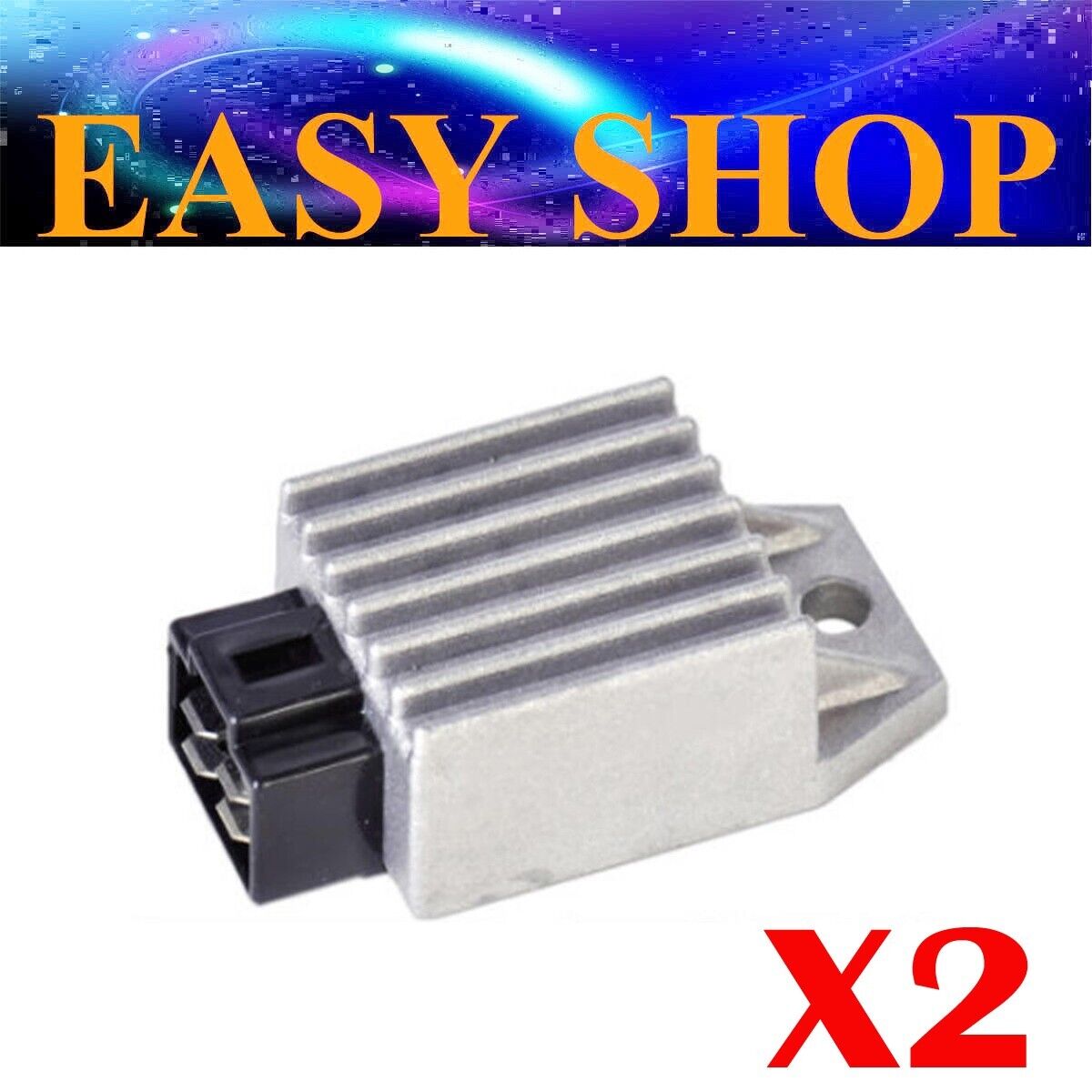 2PC 4 PIN Voltage Regulator Rectifier 50cc 90cc 110cc 125cc ATV QUAD GOKART BIKE