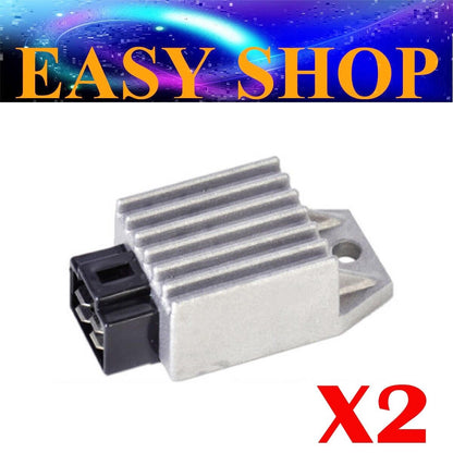 2PC 4 PIN Voltage Regulator Rectifier 50cc 90cc 110cc 125cc ATV QUAD GOKART BIKE