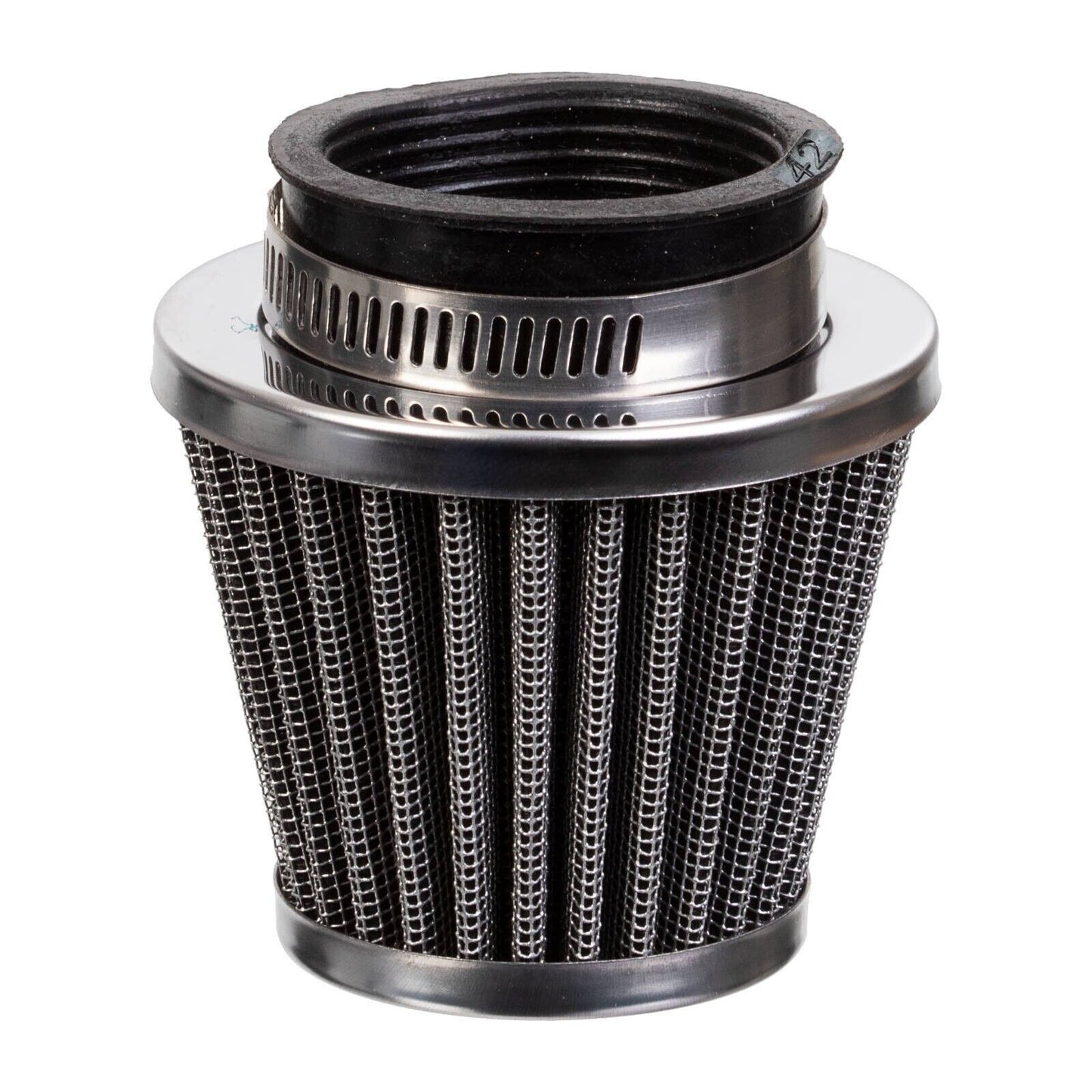 42MM AIR FILTER POD CLEANER Fit GY6 125cc 150cc 250cc SCOOTER GOKART TRAIL BIKE