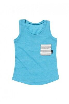 Authentic Bonds Infant Baby Kids Boy Girl Pop Pocket Triblend Tank Singlet Vest